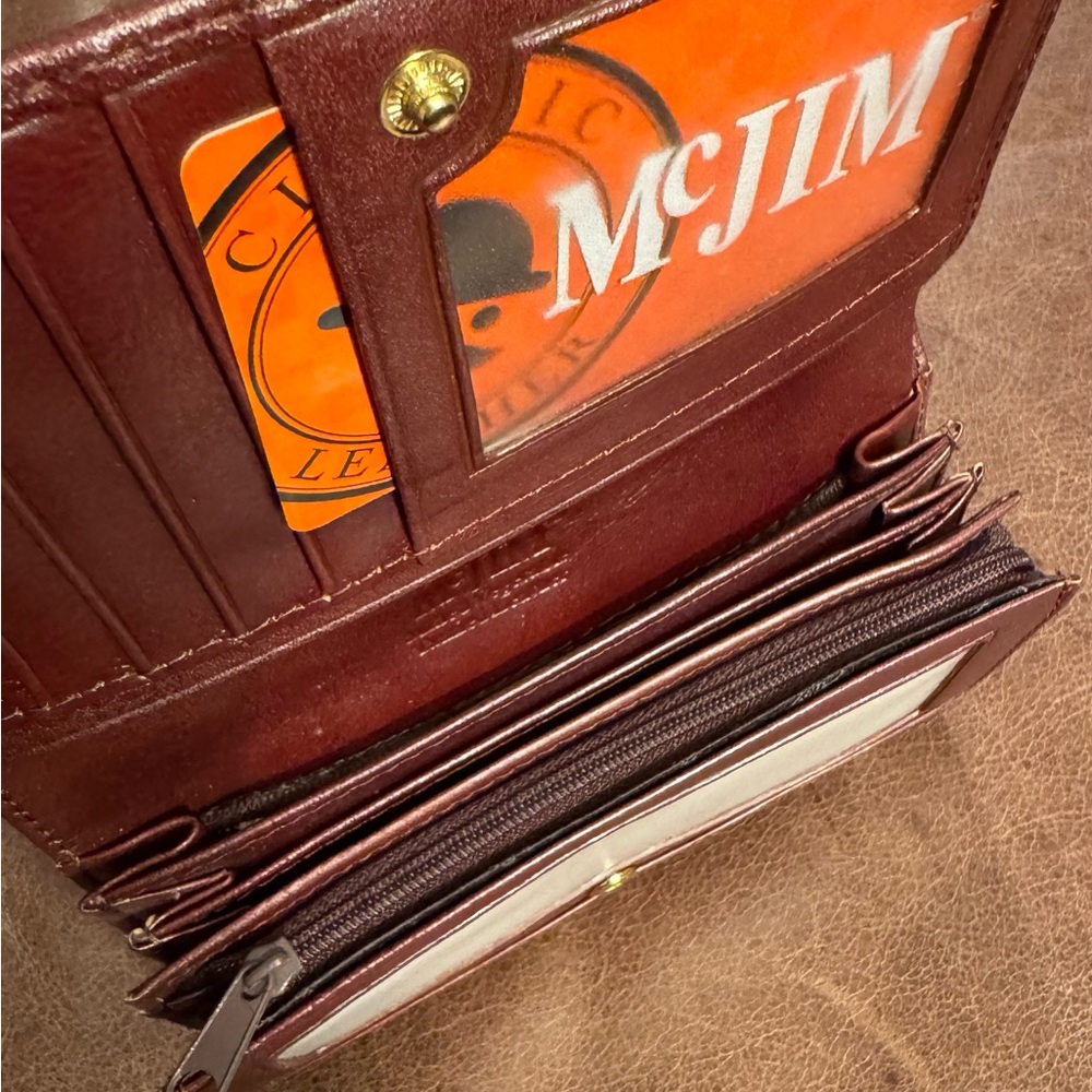 McJim Leather Wallet with Zipper Coin - Picture 5 of 7